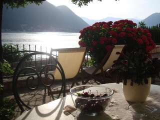 Апартаменты Villa Perla Del Mare Котор Номер-студио с патио и видом на море-5